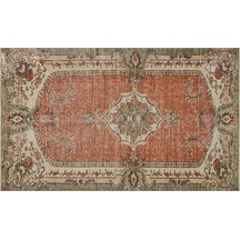 Eskitme Vintage %100 El Dokuma Halı 156 X 244 Cm 9161