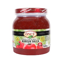 Öncü Karışık Salça 1,6 Kg - Yemeklere Lezzet Ve Renk Katan Pratik Salça - 4 Adet Tarı