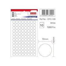 Tanex Ofc-128 Beyaz Ofis Etiketi Diğer