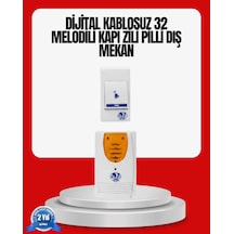 Kolay Kullanımlı Kablosuz Kapı Zili Şık Ve Sade Tasarım
