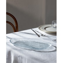 Madame Coco Hector Oval Servis Tabağı - Büyük Boy - Şeffaf Taba0000000162