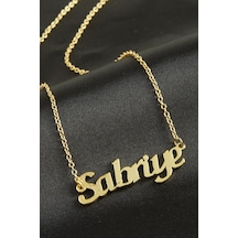 Gld-spt- Sabriye İsimli Kolye -sarı altın