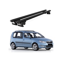 Venüs Skoda Roomster Scout 2007-2015 Uyumlu Siyah Ara Atkı Port Bagaj Tavan Barı