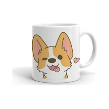 Gorki Köpek Baskılı Kupa/bardak Beyaz