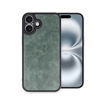 Apple İphone 16 Plus Kılıf Aras Deri Kapak - Koyu Yeşil 0.2M-Çok Renkli