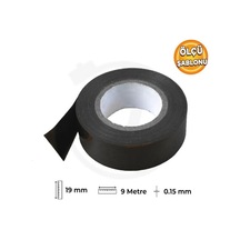 Elektrik İzolasyon Bandı, Siyah 19mm 10yard