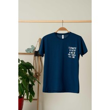 Toping Baskılı Erkek Çocuk T-shirt - Lacivert