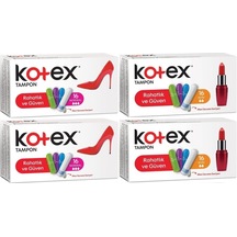Kotex Tampon Normal - Mini 64 Lü Karma Set 4pk 16