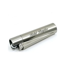 Kişiye Özel Clipper Metal Taşlı Gümüş Çakmak