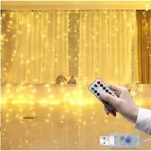 Tel Perde Led 3 3m 300 Led Gün Işığı Yetişkin