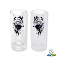Kartal Buzlu / Buzsuz Seçenekli Rakı Bardağı 1 Adet Şık Sunum Bardağı 0241