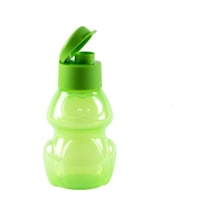 Tupperware Çocuk Şişe Kurbağa 310ml Pratik Kapak Su Şişeleri Suluk Yeşil