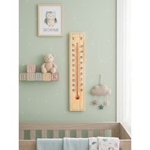 Mucit Home Ahşap Bebek Odası Termometre Duvar Tipi
