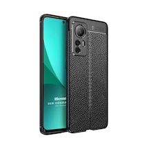 Microsonic Xiaomi Mi 12 Kılıf Deri Dokulu Silikon