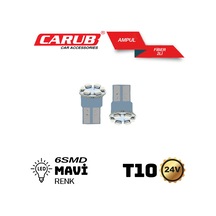 Carub 24v Dipsiz Led Ampül Lazer Mavi