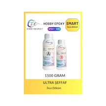 Power Time Hobi Epoksi Smart Şeffaf Ince Döküm Epoksi 1500 Gam