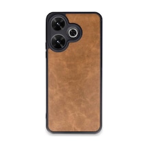 Xiaomi Redmi 13 4g Uyumlu Kılıf Aras Deri Kapak - Taba
