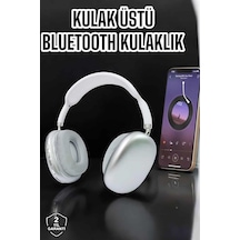 P9 - 549 - Plus Kablosuz Kulak Üstü Bluetooth Kulaklık Beyaz Mikrofonlu Kulaküstü - Csmo-tex - Kablosuz Kulaklık
