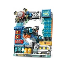 P881505 Panlos Motorcu Teddy 458 Parça Block Oyuncak