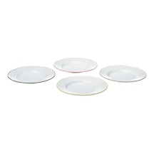 Ikea Upplaga Tatlı Tabağı Seti 22 Cm 4'lü Çok Renkli