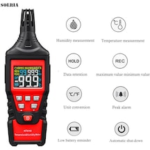 Ht618 Mini Termometre Ve Higrometre Aşırı Yük Göstergesi Ünitesi Dönüşümü Lcd Arka Işık Higrometre Test Cihazı Bluetooth Veri Saklama