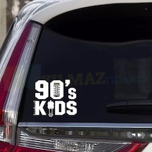 90'S Kids Sticker 90'Ların Çocukları Oto Sticker Araba Etiket