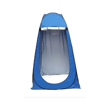 Otomatik Wc Portatif Giyinme Çadırı 120x120x190 Cm Mavi Çokrenkli