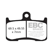 Ebc Fa347hh Kawasakı Z800/z900/z1000, Trıumph S.trıple 675 , Tıger 1050 Sınter On
