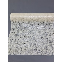 Pvc Küpür Dantel Raf Ve Dolap Örtüsü Runner Krem Kprhp033d Bej