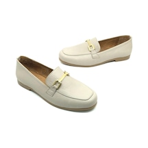 Ayakdaş 3727 Kadın Loafer Deri Babet Ayakkabı Nut