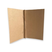 50 Adet Kraft Telli Dosya, A4, Baskısız, 300 Gr Kraft, 22.5x32.5 Cm