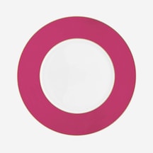 Pembe Porselen Yemek Tabağı 28 Cm