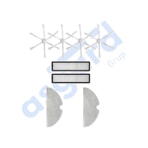 Dreame D9,d9 Max,l10 Pro,d9 Pro Uyumlu 4 Yan Fırça 2 Filtre 2 Mop Pkt-iasgf0000160