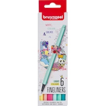 Bruynzeel Fineliner 6'Lı Light Renkler Kalem Seti 60241306