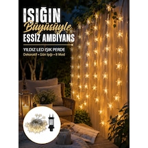 Kargo Dekoratif Yıldız Led Aydınlatma 20 Ledli 5 Metre Günışığı Yeni Nesil Najmaddin Çok Renkli