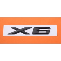 Bmw X6 Siyah Bagaj Yazı Logo 180Mm