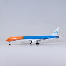 Klm Boeing 777 Yolcu Uçağı Model Uçak 1/157 Ölçek 47cm