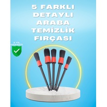 Mey İthalat 5'li Araba Temizlik Fırçaları-farklı Boyutlu Fırçalarla Derinlemesine Temizlik