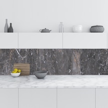 Mutfak Tezgah Arası Folyo Fayans Kaplama Folyosu Limestone Marble