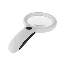 Büro Ev Ofis İçin 2,5x Büyütür 90mm 2lens 8led Işıklı Büyüteç Mor Işıklı Para Kontrol Büyüteci