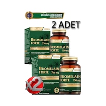 2 Adet Bromelain Forte 750 Mg- Probiyotik-krom Pikolinat-yeşil Çay 60 Adet Tablet