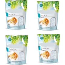 Silica Kristal Kedi Kumu 1.4 KG - 3.8 L 4 Paket Kedi Kumu