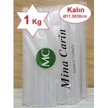 Mum Silikon Ince Kalın 7,4X30Cm Sıcak Mum Silikon Çubuk Uç 1 Kg Mum Silikon Ince Kalın 7,4X30Cm Sıcak Mum Silikon Çubuk Uç 1 Kg