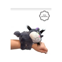 Sevimli Peluş Hayvanlar Kola Bileğe Eşyaya Takılabilen 16cm Hediyelik Sincap,tavşan,koala,maymun,fil Siyah