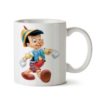 Disney Pinokyo İki Tarafı Baskılı Kupa Bardak Çok Renkli