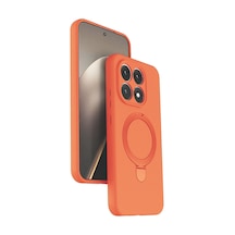 Uryport Xiaomi Mi 15t Regal Magsafe Standlı Kapak - Turuncu