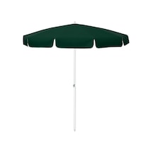 Yeşil Polyester Plaj Şemsiyesi Bidonlu 10 Telli 2 Metre Branda Kumaş