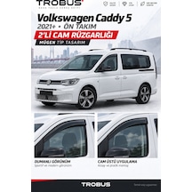 Volkswagen Caddy 5 2021-2025 Mügen Cam Rüzgarlığı 2'li Takım
