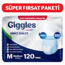 Giggles Emici Külot Yetişkin Hasta Bezi M 4 x 30'lu