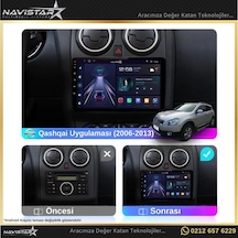 Nissan Qashqai Kablosuz Carplay 4gb + 64gb Android 13 2006-2013